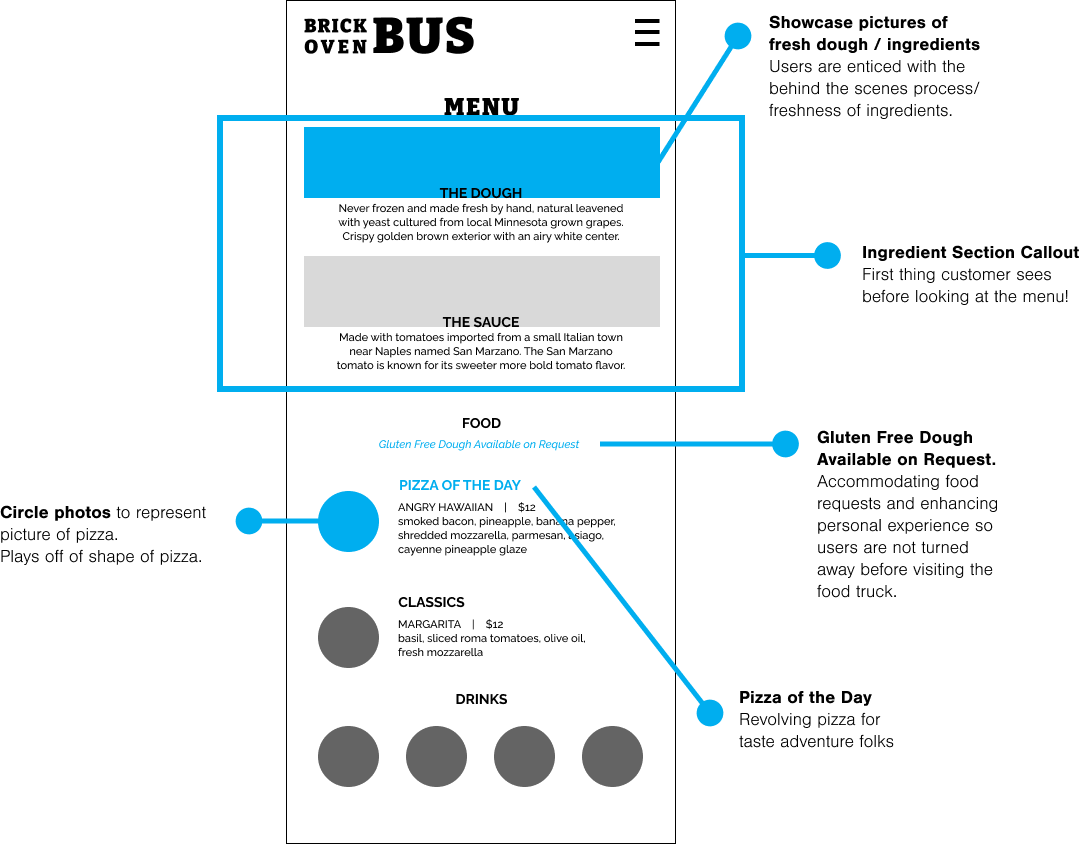 BrickOvenBus Main Screen Callout